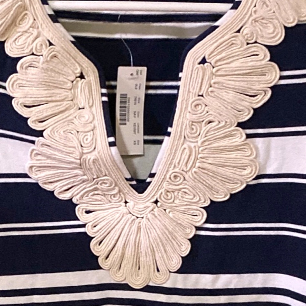 J. Crew Rope Necklace Tunic Tee - Picture 3 of 16
